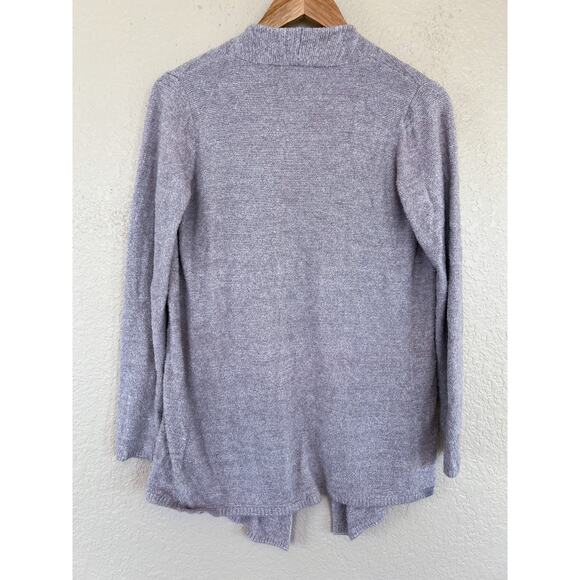 NEW Barefoot Dream CozyChic Lite Girl's Calypso Cardigan Wrap Sweater 12/14 Gray - Picture 3 of 7